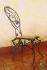 A wrought iron chair Root - luxury furniture (NBK-23)